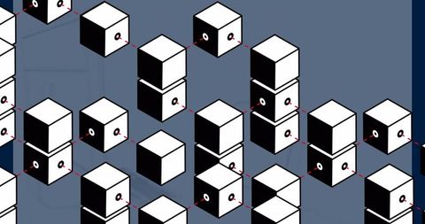 Abstract Isometric Cubes with Letter Q Design for Modern Background - Download Free Stock Images Pikwizard.com