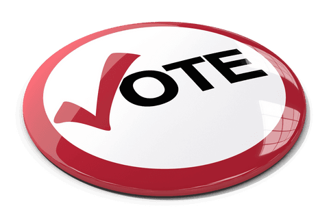 Transparent Background Red and White Vote Button Illustration - Download Free Stock Videos Pikwizard.com