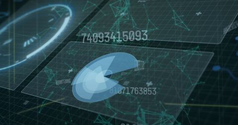 Advanced Data Processing Interface with Digital Scans - Download Free Stock Images Pikwizard.com