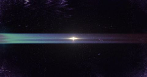 Glowing Light Beam in Futuristic Digital Space