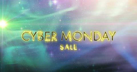 Glowing Cyber Monday Sale Announcement - Download Free Stock Images Pikwizard.com