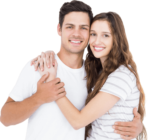 Joyful Couple Embracing Showing Connection Transparent Background - Download Free Stock Videos Pikwizard.com