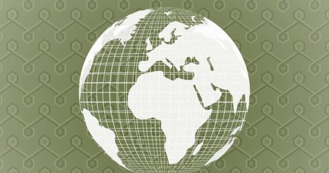 Digital Globe with Network Connectivity Symbols Concept - Download Free Stock Images Pikwizard.com