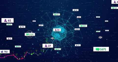 Social Media Data Network and Analytics Visualization