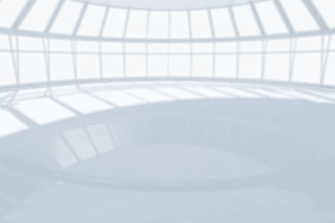 transparent curved architectural platform with sweeping window grid - Download Free Stock Videos Pikwizard.com