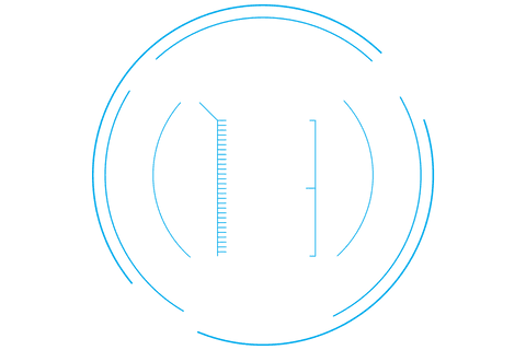 transparent circular blue tech scope illustration - Download Free Stock Videos Pikwizard.com