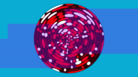 Abstract Holiday Globe Design with Vibrant Colors