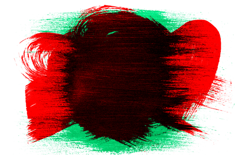 Dynamic Black and Red Shape on Transparent Background - Download Free Stock Videos Pikwizard.com