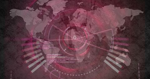 abstract digital map with countdown display - Download Free Stock Images Pikwizard.com