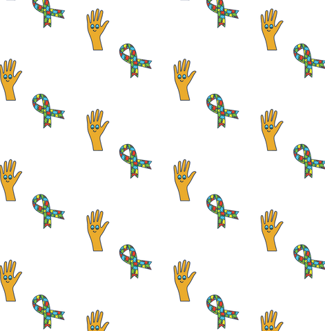 Autism Awareness Hands and Puzzle Ribbons on Transparent Background - Download Free Stock Videos Pikwizard.com