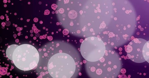 Abstract Violet Background with Human Cell Illustrations - Download Free Stock Images Pikwizard.com