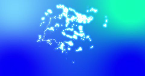 Glowing Electrical Energy on Blue and Green Gradient - Download Free Stock Images Pikwizard.com