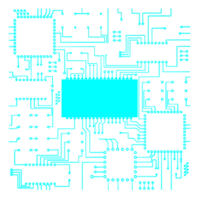 Transparent Background Illustration of Computer Microchip Design - Download Free Stock Videos Pikwizard.com