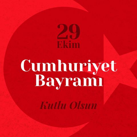 Turkey Republic Day Celebration Design with Flag - Download Free Stock Templates Pikwizard.com