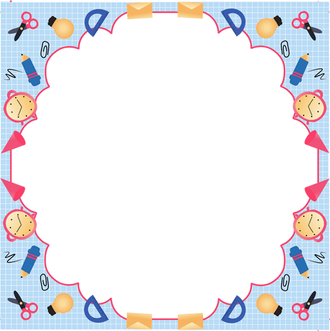 Transparent Frame with School Office Icons for Creativity - Download Free Stock Videos Pikwizard.com