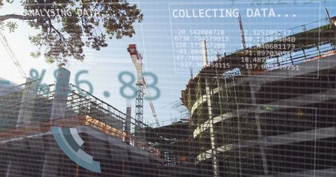 Innovative Data Analysis in Construction Site - Download Free Stock Images Pikwizard.com