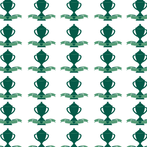 green trophies with heart motif on transparent background - Download Free Stock Videos Pikwizard.com