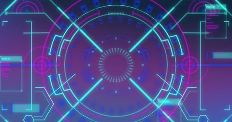 Futuristic Digital Interface with Scanning Data Visualizations - Download Free Stock Images Pikwizard.com