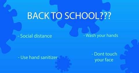 Back to School Education with COVID-19 Safety Rules