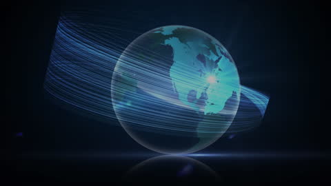 Global Connectivity and Networking with Spinning Earth