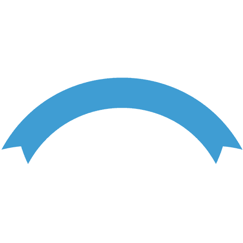 Blue Arch Badge Award Blank Transparent Background - Download Free Stock Videos Pikwizard.com