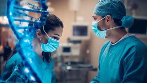 Surgeons Focusing with Holographic DNA in Advanced Operating Room