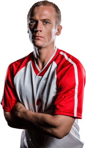 confident volleyball player with transparent sports jersey arms crossed - Download Free Stock Videos Pikwizard.com