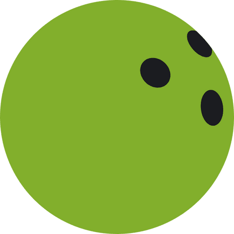Transparent Green Bowling Ball with Finger Holes on Clear Background - Download Free Stock Videos Pikwizard.com