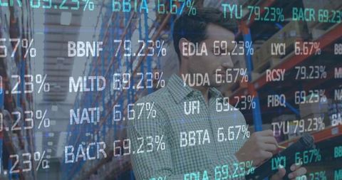 Warehouse operations with digital financial analytics overlay