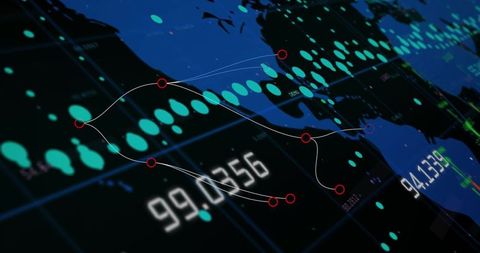 Digital Financial Data Analytics Charts - Download Free Stock Images Pikwizard.com