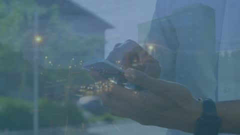 Double Exposure of Smartphone Use and Urban Traffic