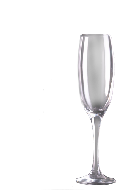 Transparent Champagne Glass Isolated on Black Background - Download Free Stock Videos Pikwizard.com