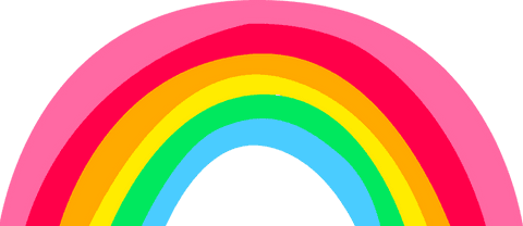 Bright Colored Stylized Rainbow Arc on Transparent Background - Download Free Stock Videos Pikwizard.com