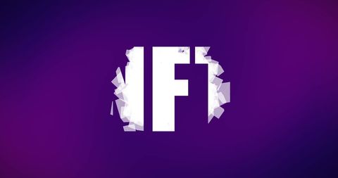 White nft text on elegant purple background