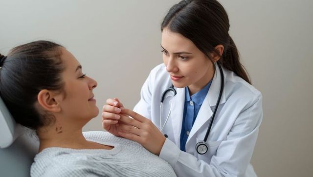 Healthcare Professional Performing Medical Examination with Compassion