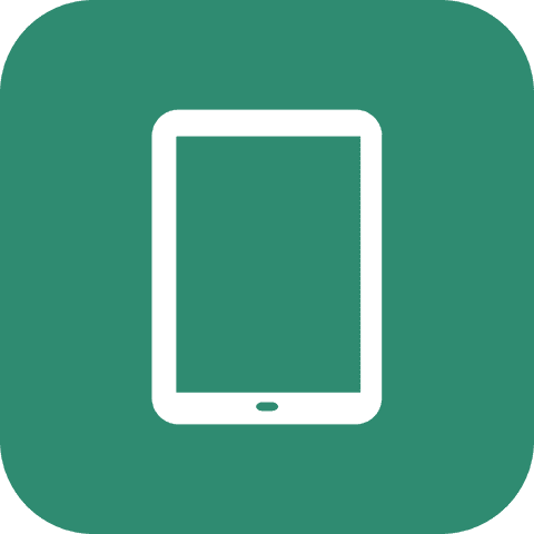 Tablet Symbol on Transparent Green Background Vector Illustration - Download Free Stock Videos Pikwizard.com