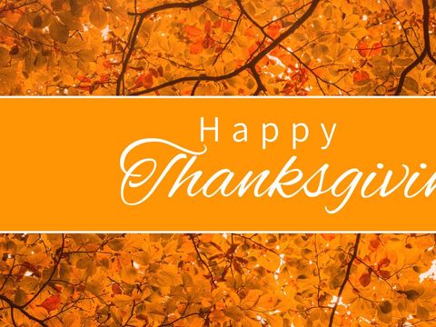 Thanksgiving Autumn Leaves Greeting Card Design - Download Free Stock Templates Pikwizard.com