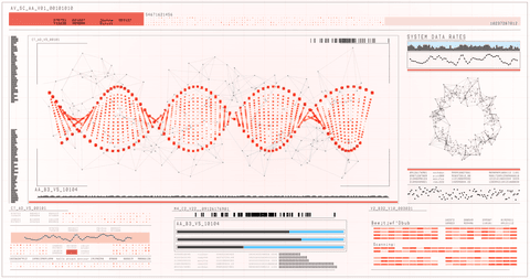 transparent helix pattern display on digital screen - Download Free Stock Videos Pikwizard.com