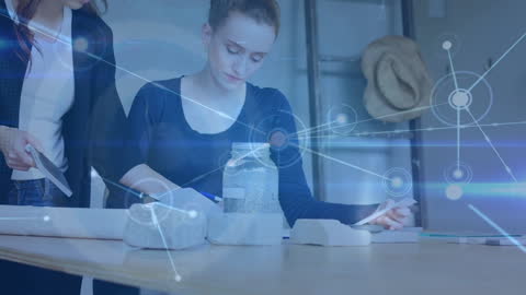 Network Connections Overhead While Professionals Collaborate at Work