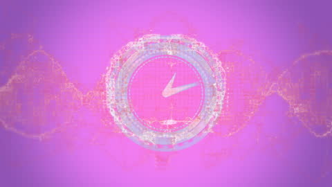 Technological Animation with Clock and Brain Waves