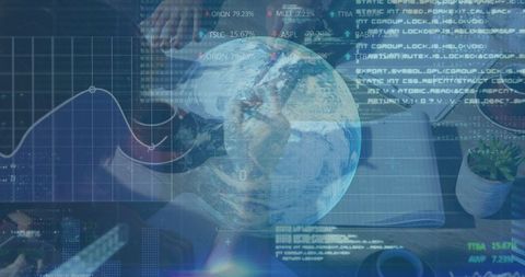 Financial Data Analysis with Global Market Forecasting - Download Free Stock Images Pikwizard.com