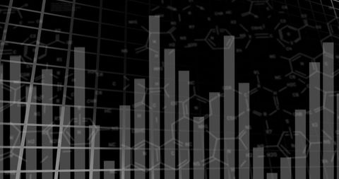 Dynamic Financial Graphs with Digital Data Overlay Themes - Download Free Stock Images Pikwizard.com