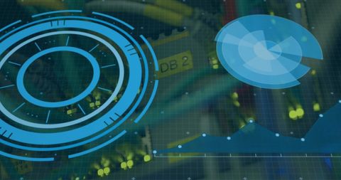 Digital Interface for Data Processing Visualization - Download Free Stock Images Pikwizard.com