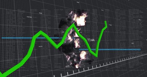 Dynamic Financial Data and Analytics with Euro Symbol - Download Free Stock Images Pikwizard.com