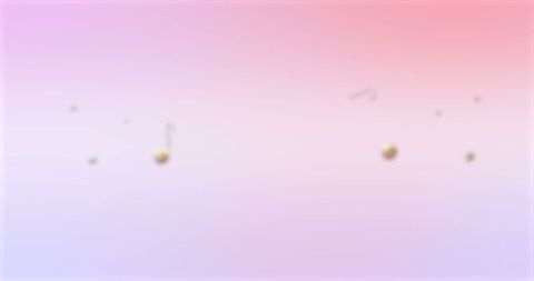 Floating Christmas Ornaments on Soft Pink Gradient Background