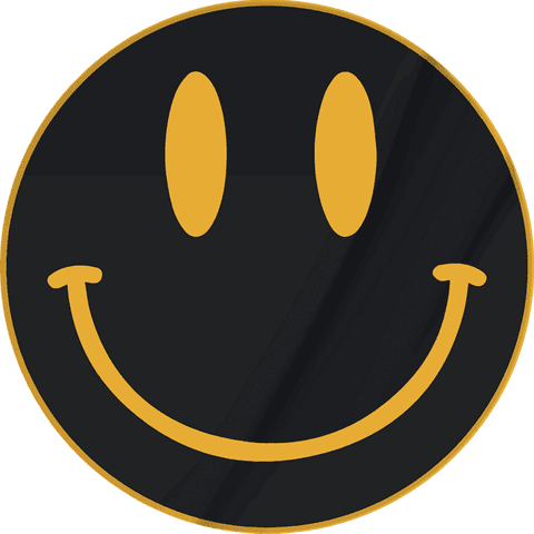elegant gold smile icon with transparent background in minimalist style - Download Free Stock Videos Pikwizard.com