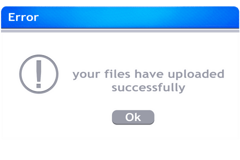 transparent error message illustration with successful upload alert - Download Free Stock Videos Pikwizard.com