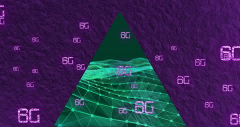 Innovative 6G Technology Skeleton Graphic
