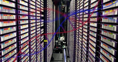 medical data processing in advanced server room - Download Free Stock Images Pikwizard.com