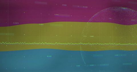 Digital Transformation: Abstract Data Visualization with Dynamic Curves